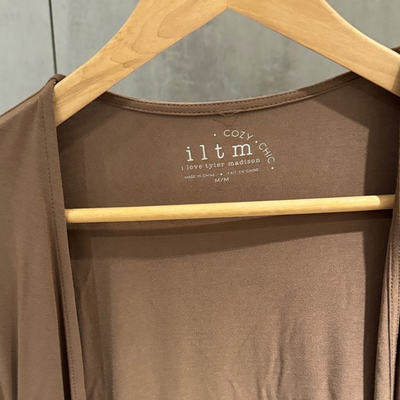 !it jeans Brown Women's Intimate Robe Set - Picture 3 of 6